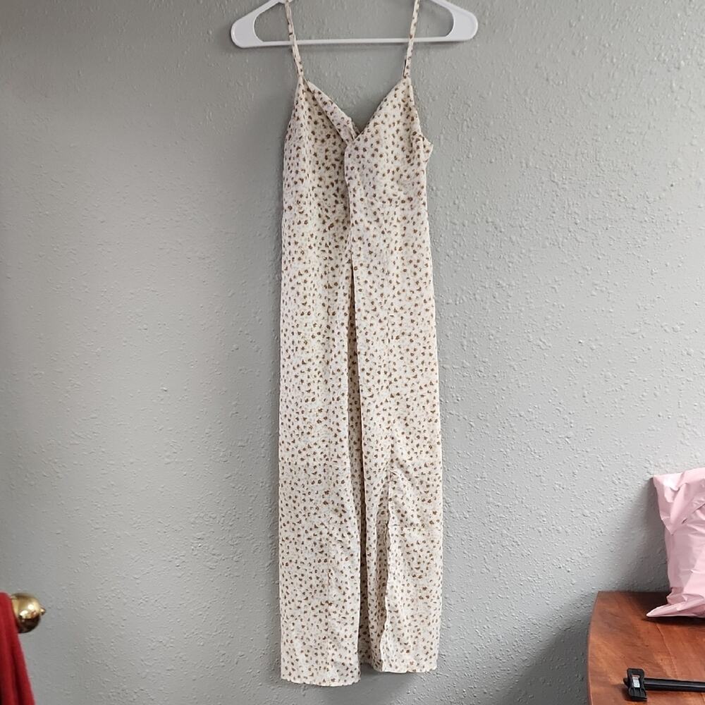 Wishlist Cream and Brown Dress